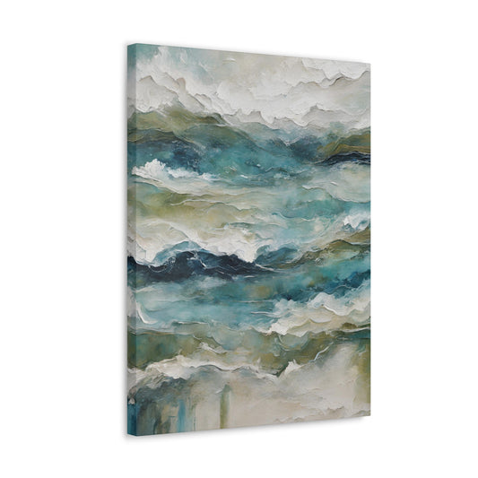 Ocean Symphony IV - Modern Abstract Art Print